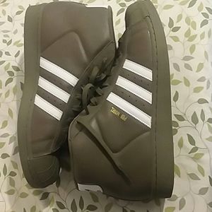 Adidas shelltop high tops